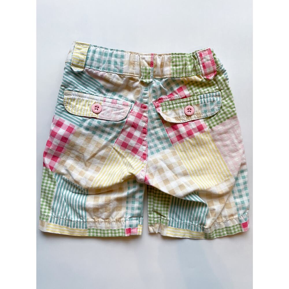 Toddler Girl's OshKosh Colorful Patchwork Cotton Shorts Size 4 - Picture 6 of 6